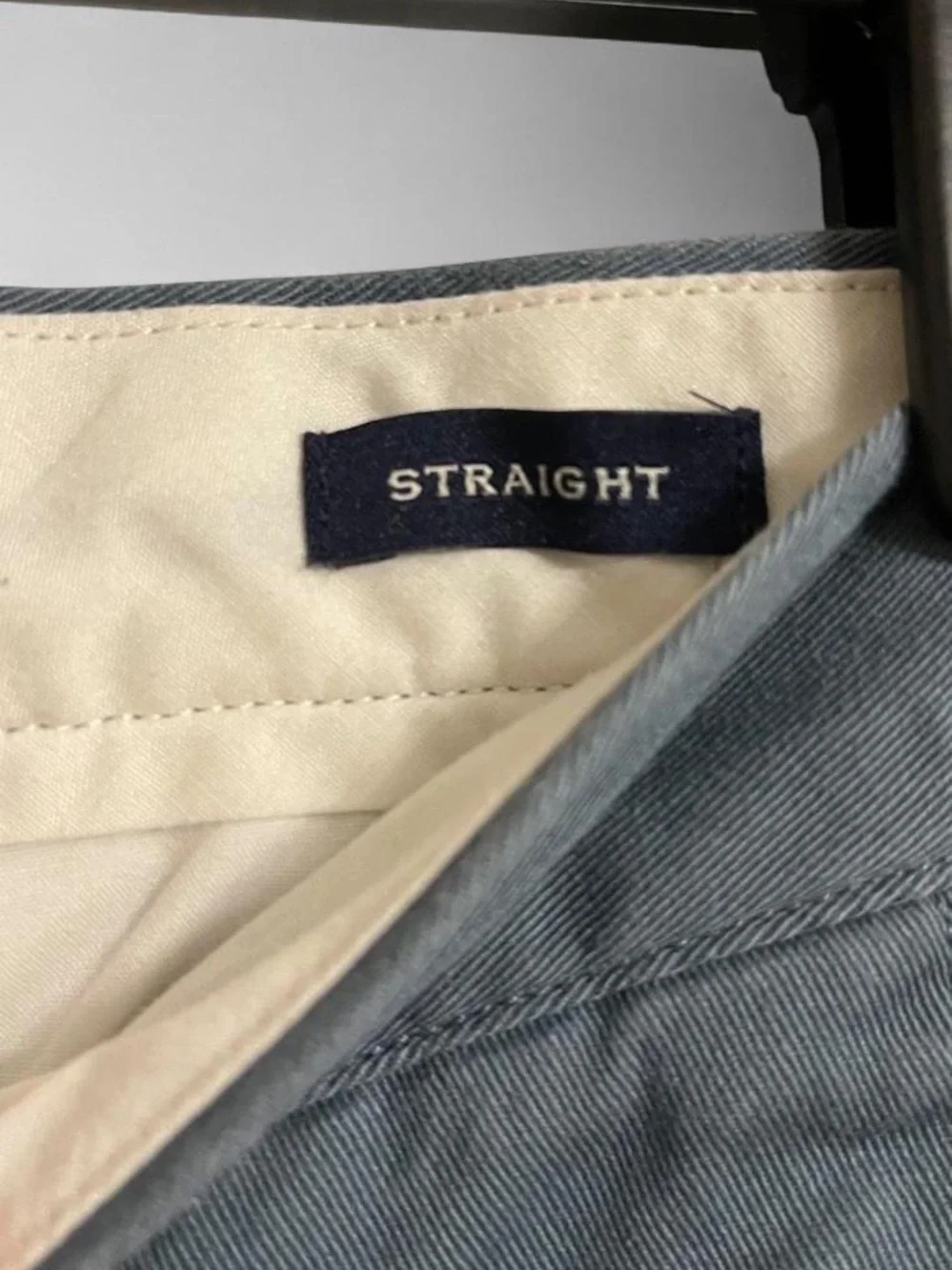 J.Crew Flex Gray Preppy Classic Chino Mens 30Wx32L Straight Leg Cotton Pants EUC